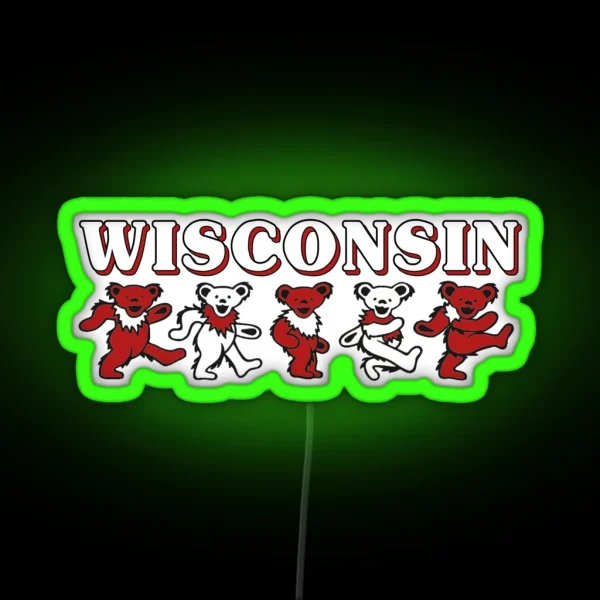 Wisconsin Bears RGB Neon Sign