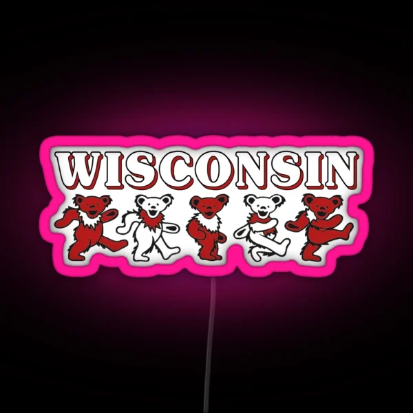Wisconsin Bears RGB Neon Sign
