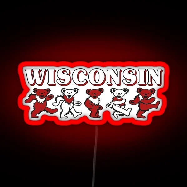Wisconsin Bears RGB Neon Sign