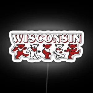 Wisconsin Bears RGB Neon Sign