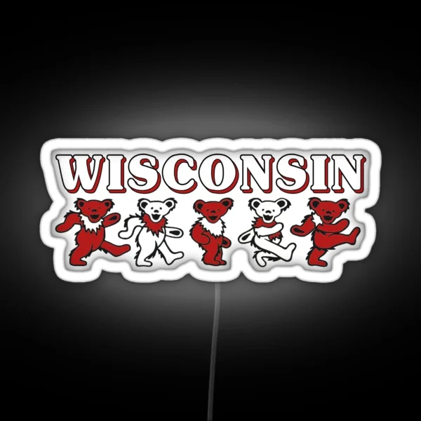 Wisconsin Bears RGB Neon Sign