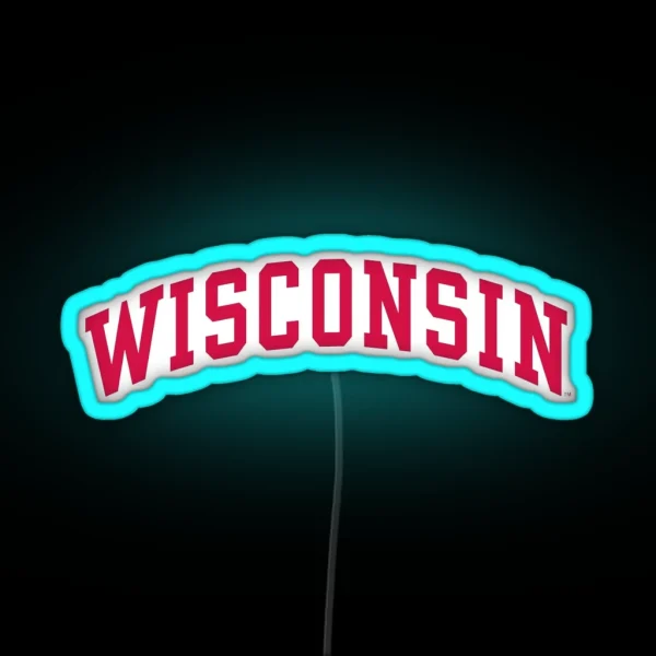 Wisconsin RGB Neon Sign