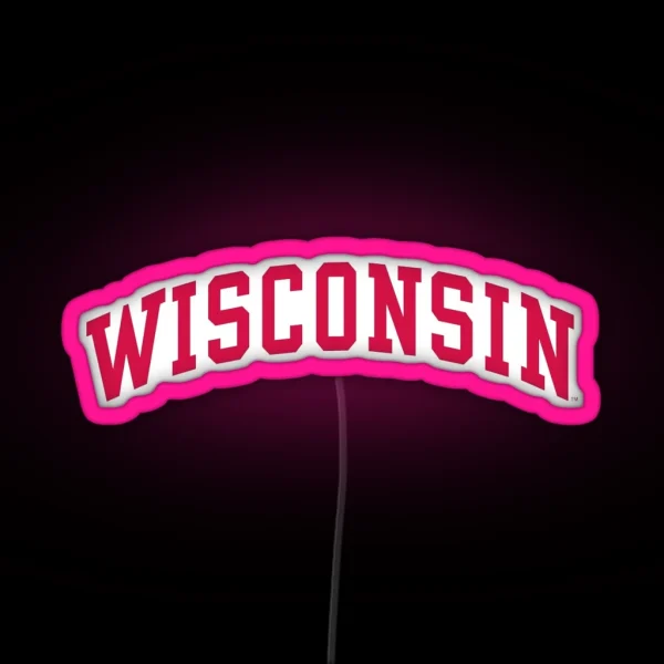 Wisconsin RGB Neon Sign