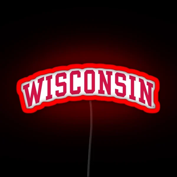 Wisconsin RGB Neon Sign