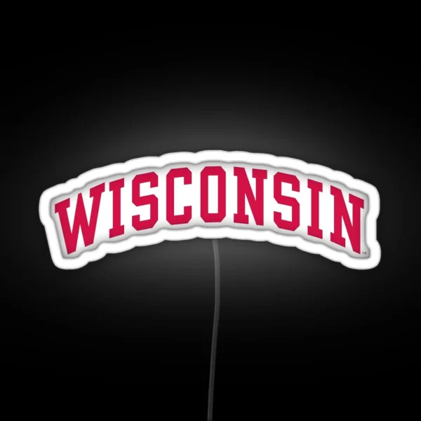 Wisconsin RGB Neon Sign