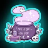 Spellbinding Witch Cauldron Neon Sign in Vibrant RGB Colors Magic
