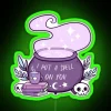 Magical Home Decor with Witch Cauldron Neon Sign Ambient Lighting