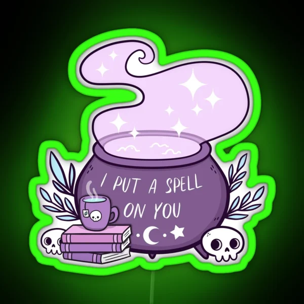 Witch Cauldron Nikury RGB Neon Sign