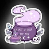Illuminated Magic Spellcraft Neon Sign for Whimsical Witchy Decorating Spaces