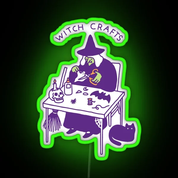 Witch Crafts RGB Neon Sign