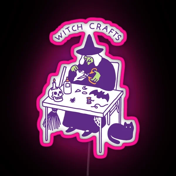 Witch Crafts RGB Neon Sign