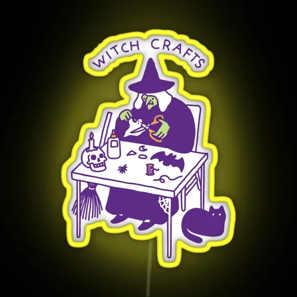 Witch Crafts RGB Neon Sign
