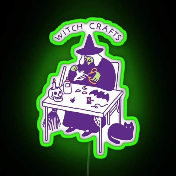 Witch Crafts RGB Neon Sign