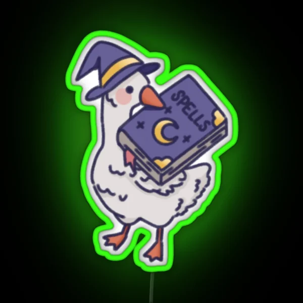 Witch Goose RGB Neon Sign