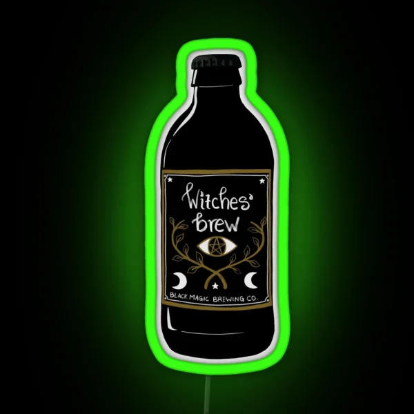 Witches Brew Beer RGB Neon Sign