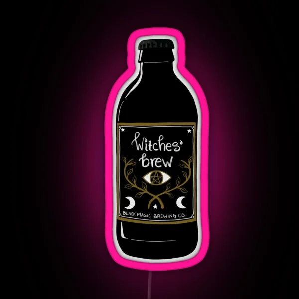 Witches Brew Beer RGB Neon Sign