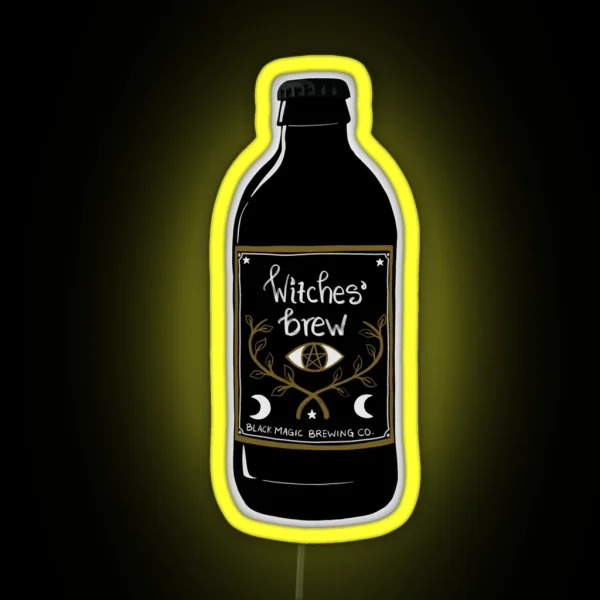 Witches Brew Beer RGB Neon Sign