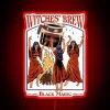 Eye-catching glow of enchanted magic in Witches' mystical brew neon