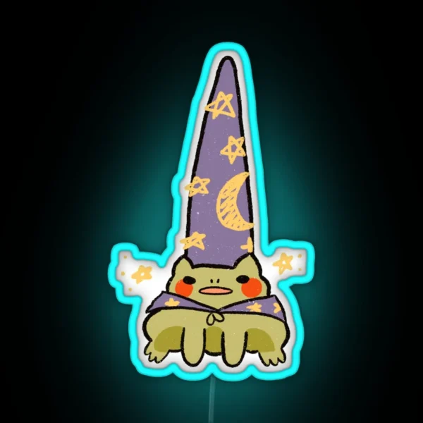 Wizard Frog RGB Neon Sign