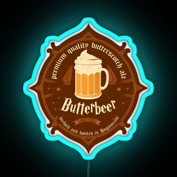 Wizarding World Butterbeer RGB Neon Sign