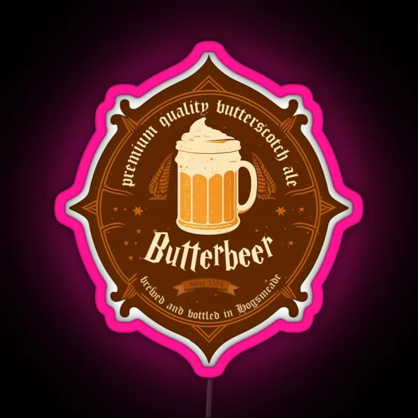 Wizarding World Butterbeer RGB Neon Sign