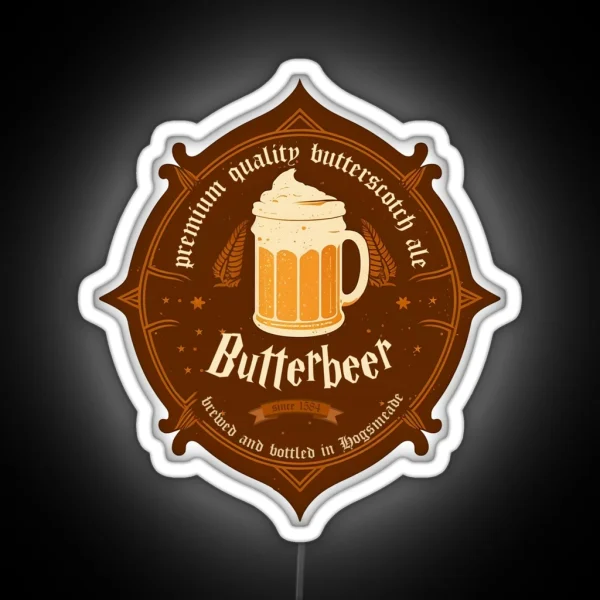 Wizarding World Butterbeer RGB Neon Sign