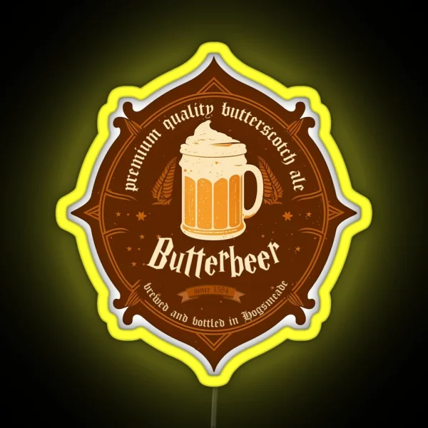 Wizarding World Butterbeer RGB Neon Sign