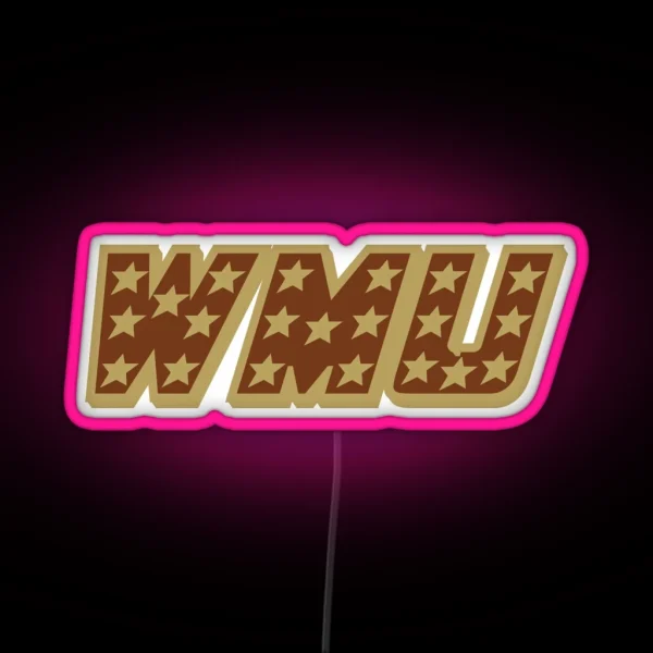 WMU Stars RGB Neon Sign