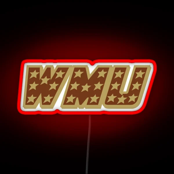WMU Stars RGB Neon Sign