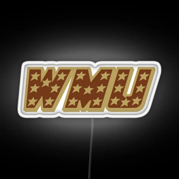 WMU Stars RGB Neon Sign
