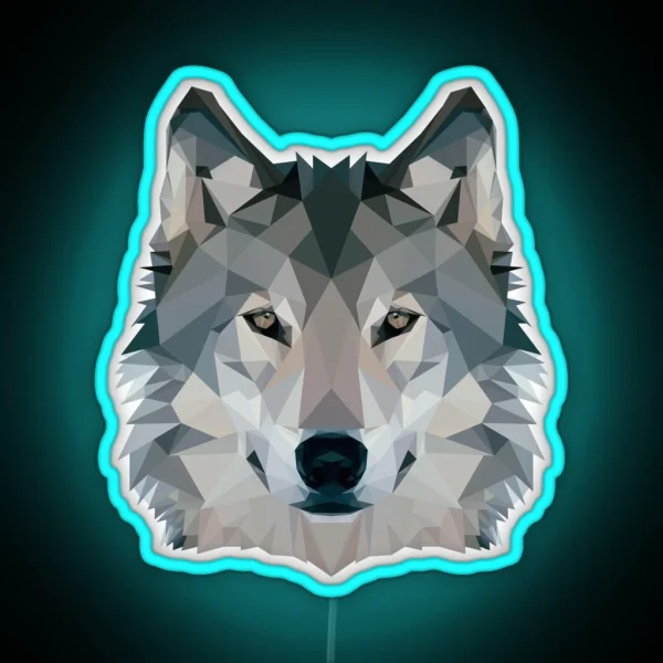 Wolf RGB Neon Sign