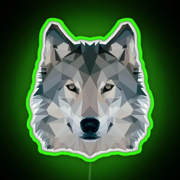 Wolf RGB Neon Sign