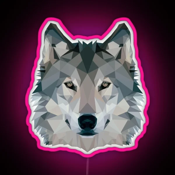 Wolf RGB Neon Sign