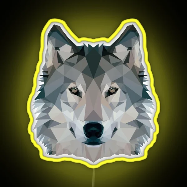 Wolf RGB Neon Sign