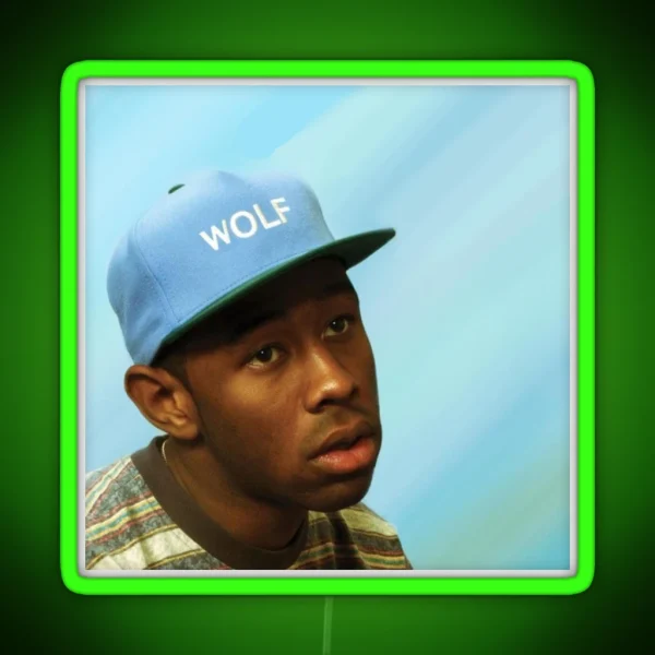 Wolf Tyler The Creator RGB Neon Sign