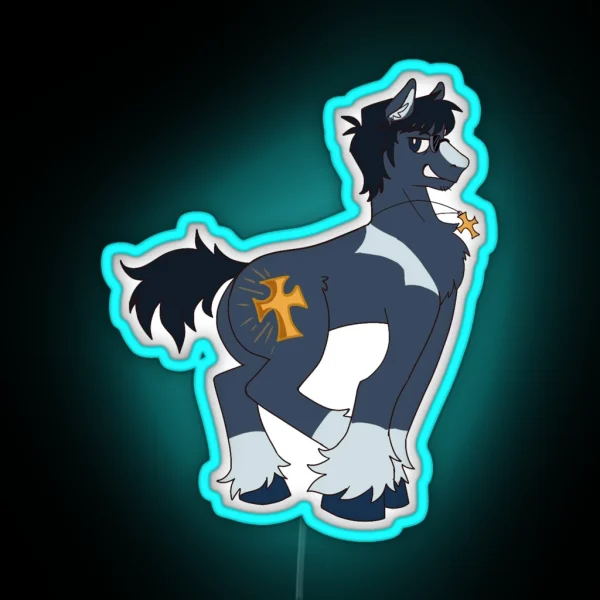 Wolfwood My Little Pony RGB Neon Sign