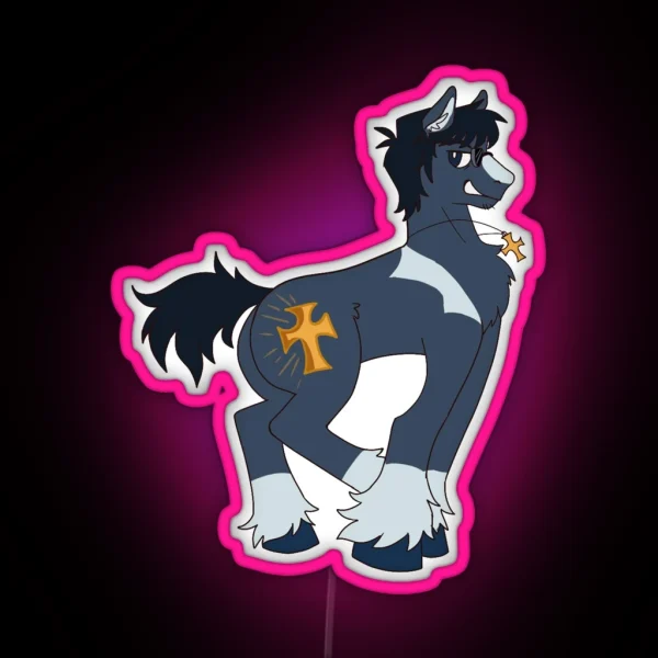 Wolfwood My Little Pony RGB Neon Sign