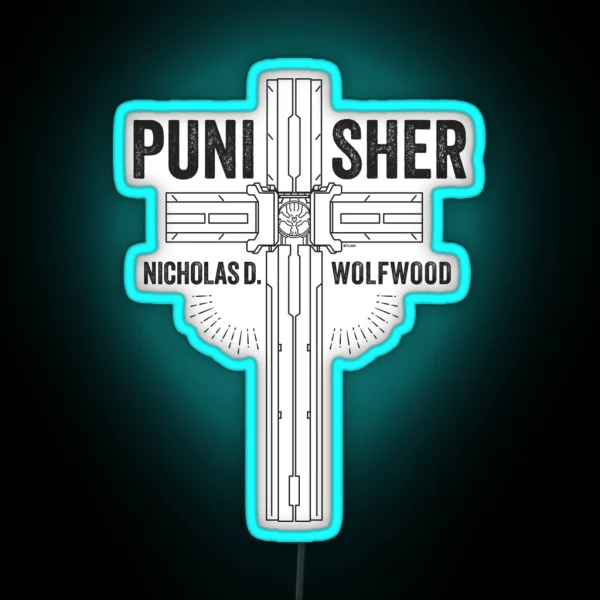 Wolfwood RGB Neon Sign