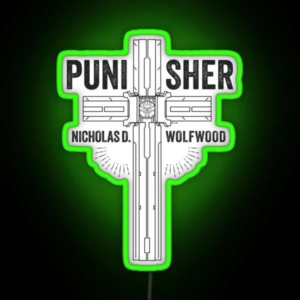 Wolfwood RGB Neon Sign