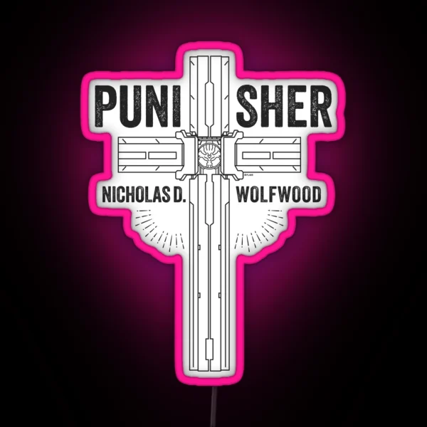 Wolfwood RGB Neon Sign