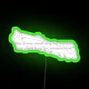 NASA-Inspired Neon Sign with RGB Colors for Modern Home Decor
