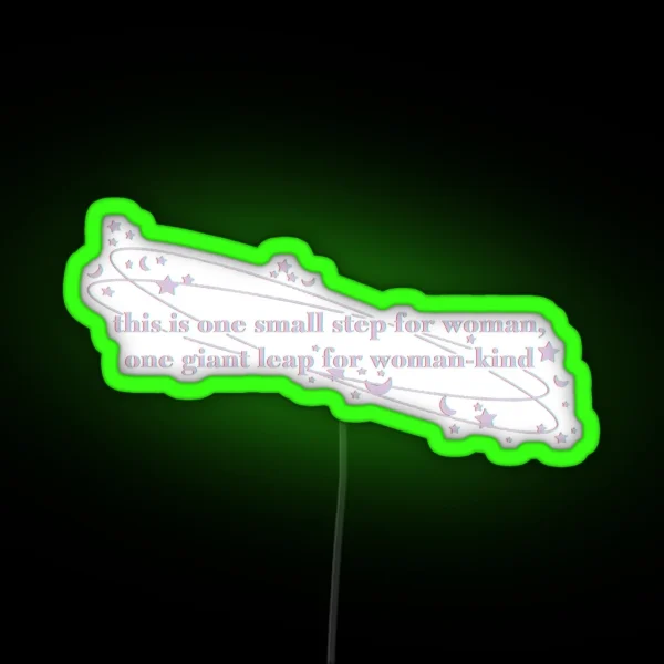 Woman Kind NASA RGB Neon Sign