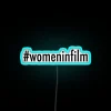 Women in Film Neon Sign with Vibrant RGB LED Lighting