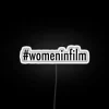 RGB LED Sign for Film Lovers with Feminine Neon Accent