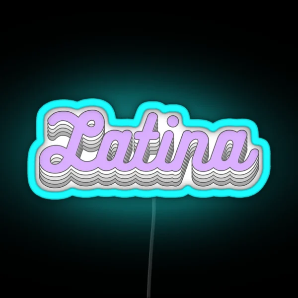 Women Latina Power RGB Neon Sign