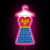 Vibrant Workplace Decoration, Brilliantly Lit RGB Neon Sign Artwork Display