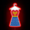 Vibrant office decor accessory with customizable RGB lighting effects
