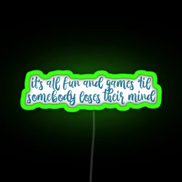 Wonderland Lyrics Taylor Swift RGB Neon Sign