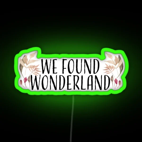 Wonderland Taylor Swift Led RGB Neon Sign