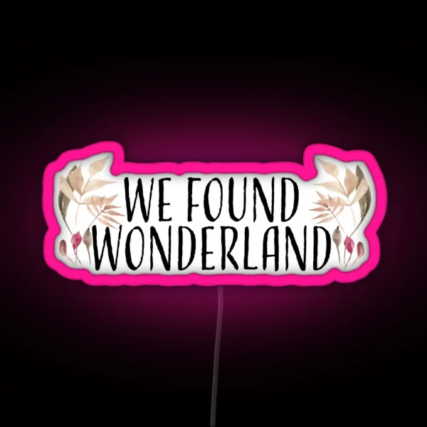 Wonderland Taylor Swift Led RGB Neon Sign
